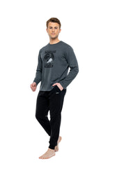 MOD Men Round Neck Pajama Set
